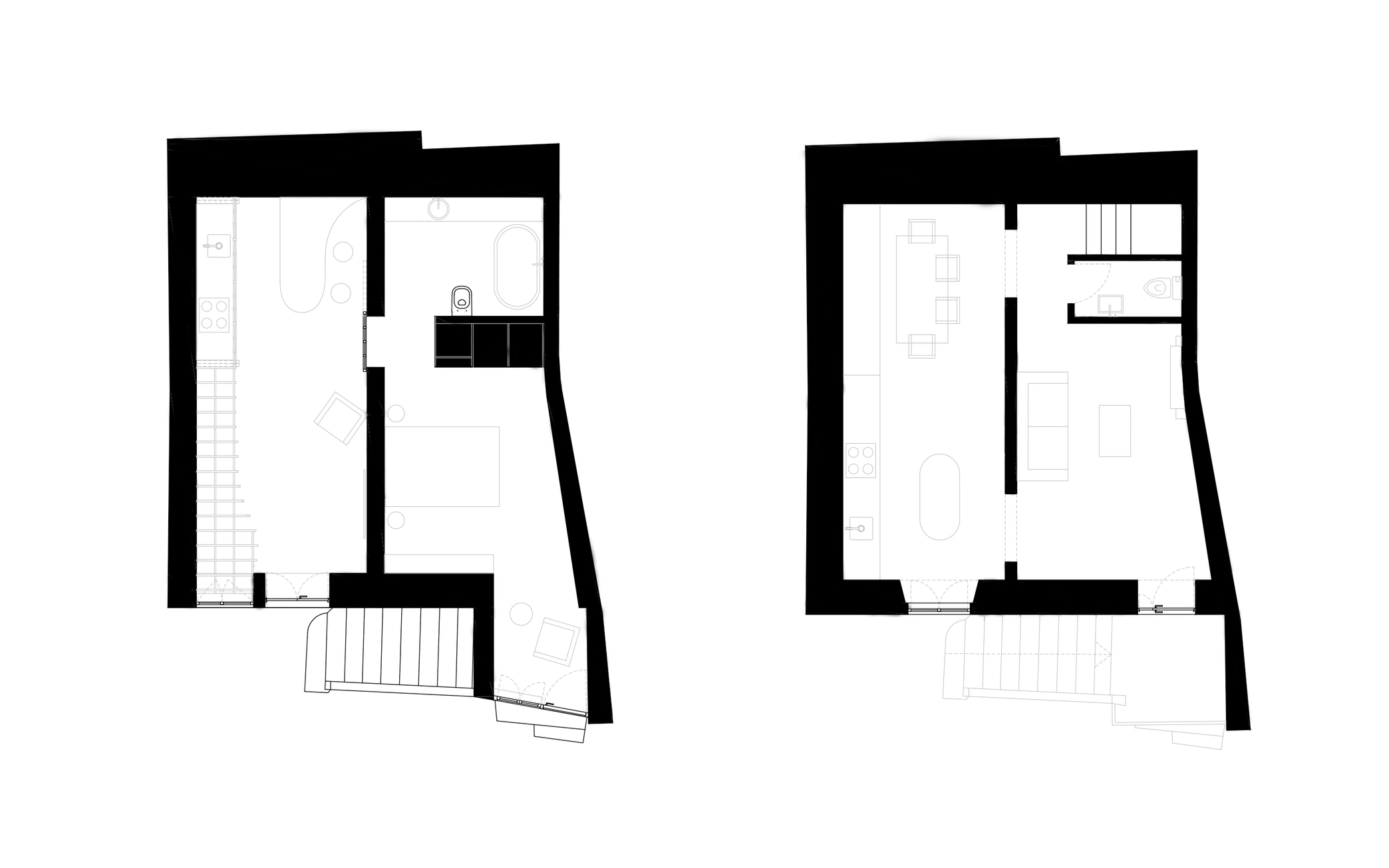 Casa no Sabugal — planta depois da intervenção