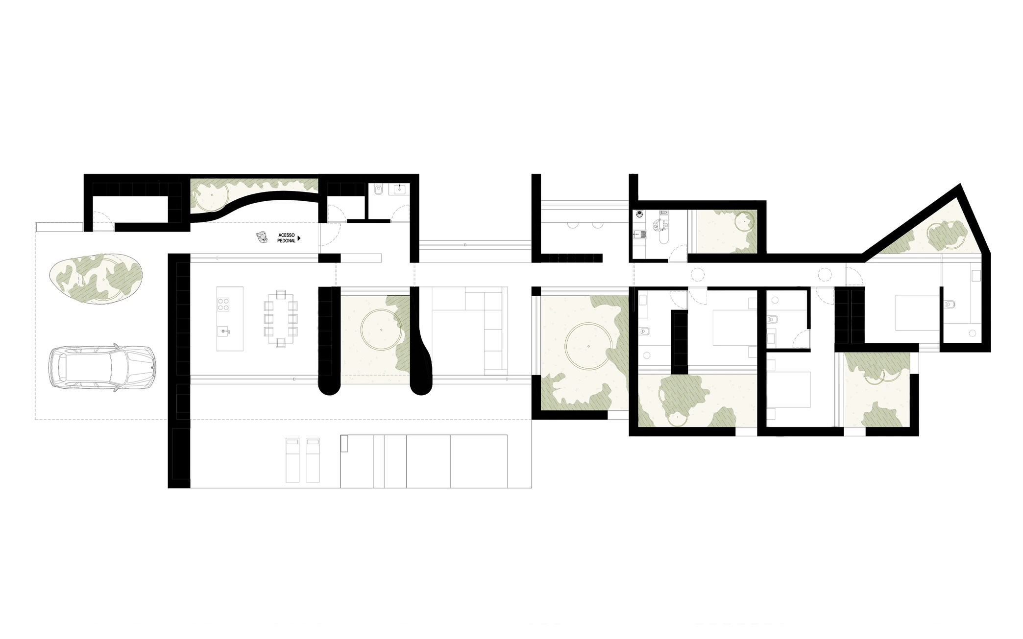 Casa no Pomar — planta